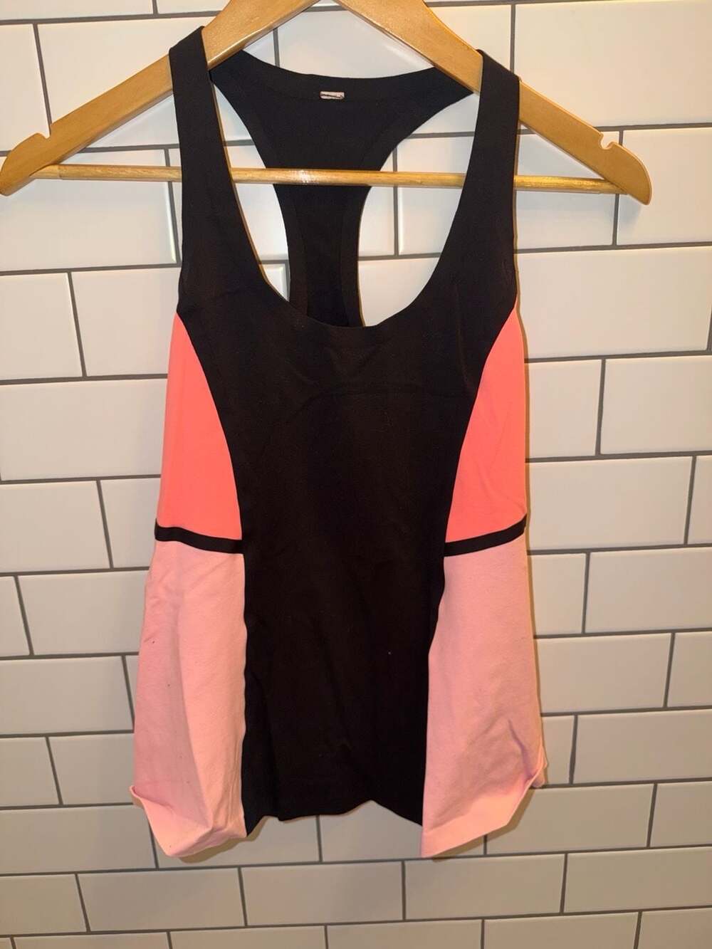 Lululemon Colorblock Racerback Athletic Tank Top